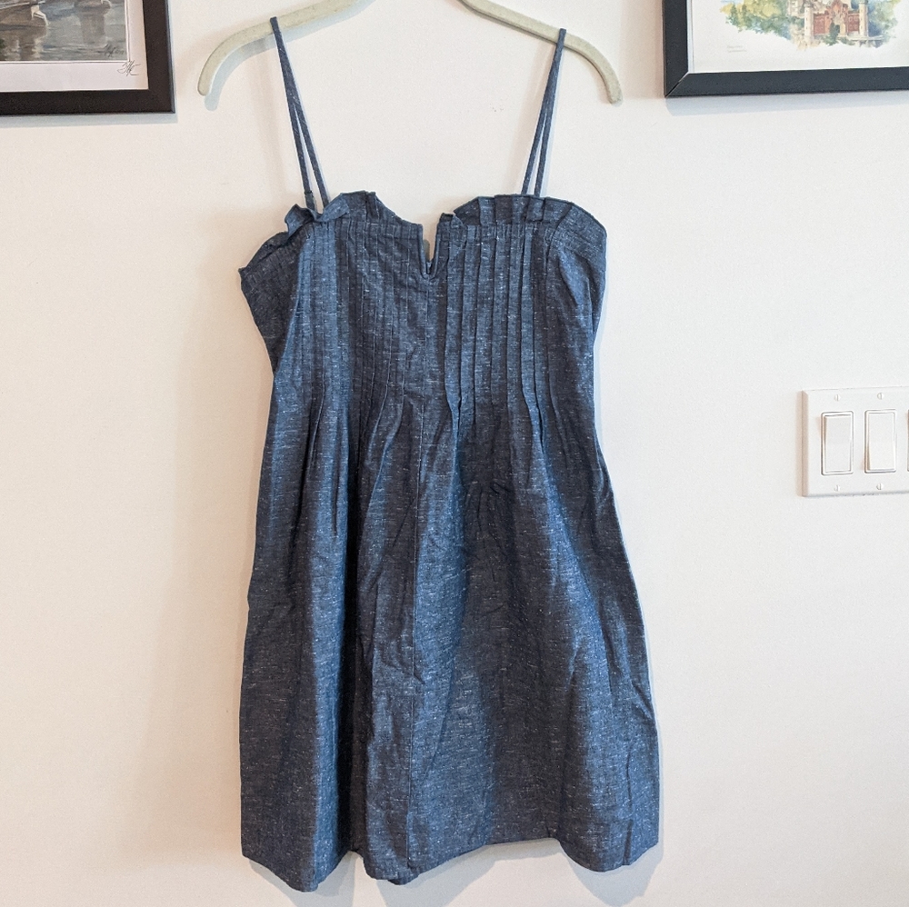 Madewell Ruffle denim dress